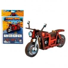 Дитячий дерев'яний 3D конструктор "Турбо байк" Puz-00961, 91 деталь