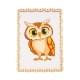 Дитячий набір для розпису по дереву "Сова" Puz-22964 формат А4
