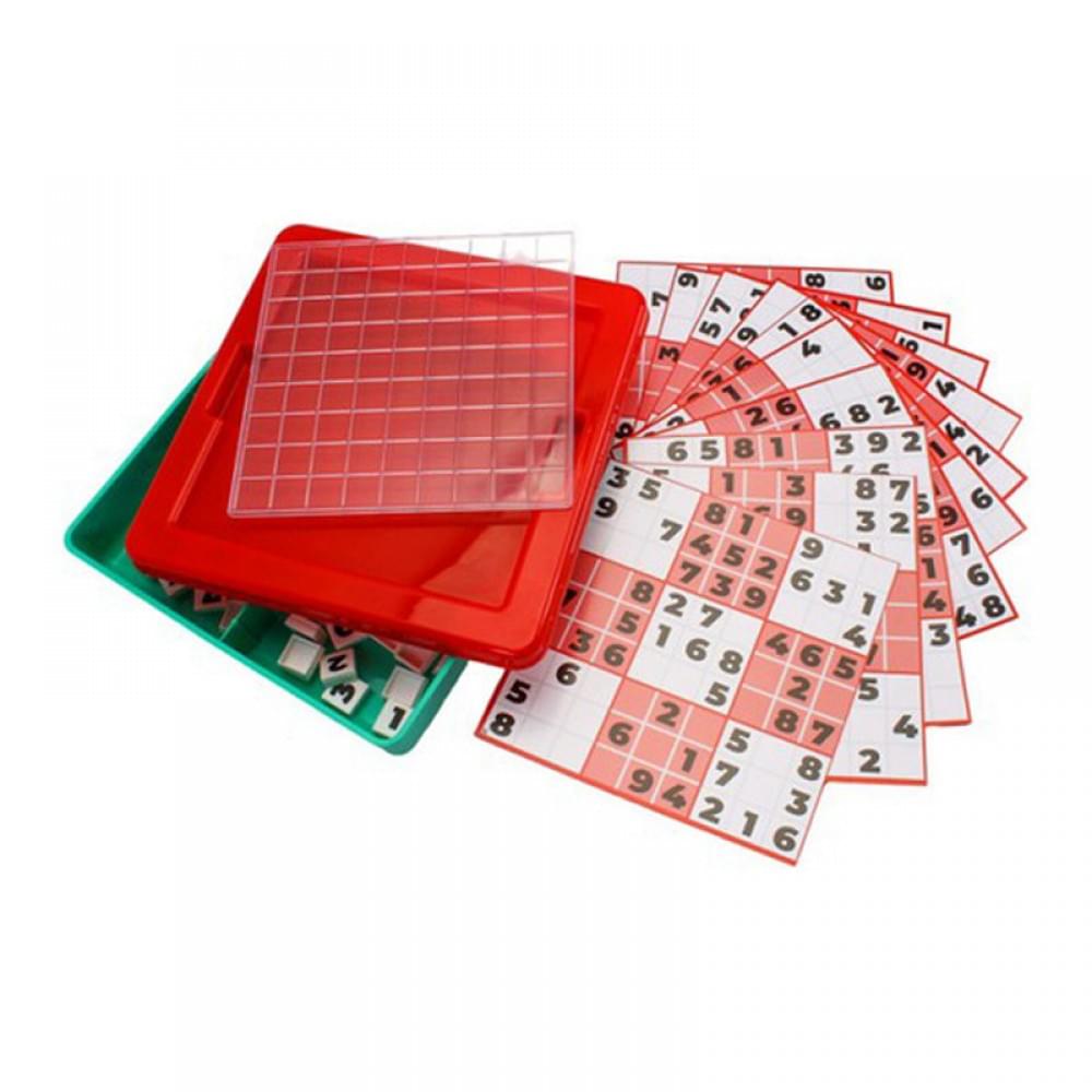 Дитяча розвиваюча гра "Судоку" 2956TXK 81 фішка, 10 шаблонів