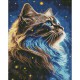 Алмазна мозаїка "Магія космосу" AMO7928 з АВ стразами 40х50 см