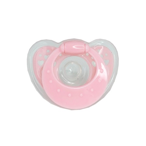 Дитяча силіконова пустушка MGZ-0517(Pink) кругла