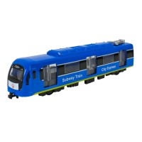 Дитячий ігровий потяг 731-27K(Blue) блакитний, світиться, 23х4х5 см