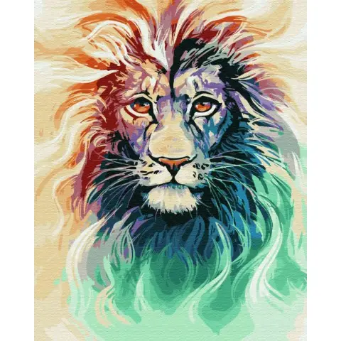 Картина за номерами. Brushme "Сяйво лева" GX28718
