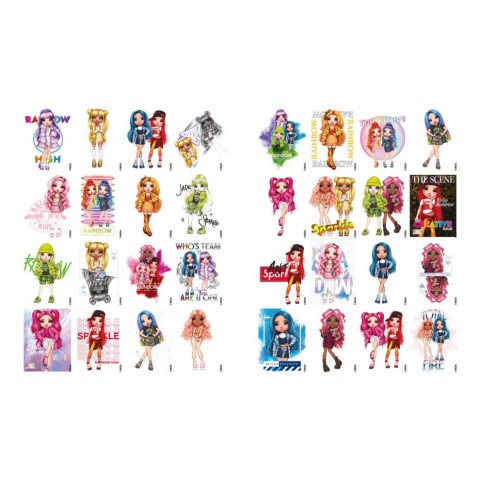 Дитяча книжка-розмальовка "Rainbow" LCB10 зі стікерами