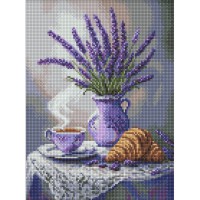 Алмазна мозаїка "Лавандовий натюрморт" ©art_selena_ua AMO8208, 30х40 см