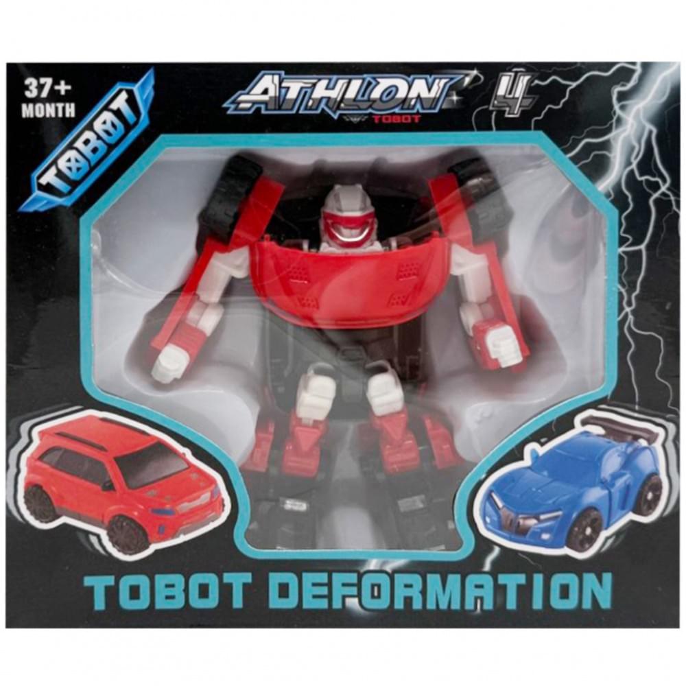 Машинка-трансформер "Tobot 2 в 1" 525-1(Red-1) пластик