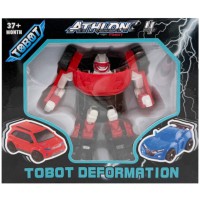 Машинка-трансформер "Tobot 2 в 1" 525-1(Red-1) пластик