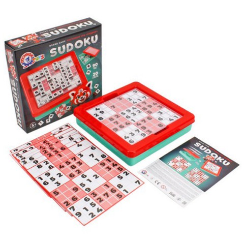 Дитяча розвиваюча гра "Судоку" 2956TXK 81 фішка, 10 шаблонів