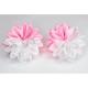 Набір резинок для волосся 0108-345, 10 штук, з бантом-квіткою