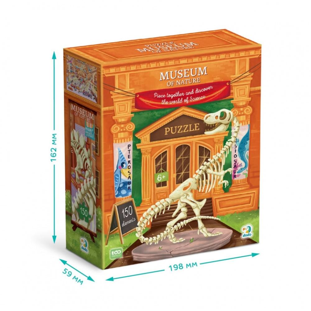 Дитячий віммельпазл "Музей Природи" DoDo Toys 300639, 150 елементів