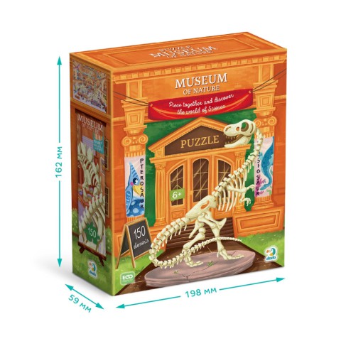 Дитячий віммельпазл "Музей Природи" DoDo Toys 300639, 150 елементів
