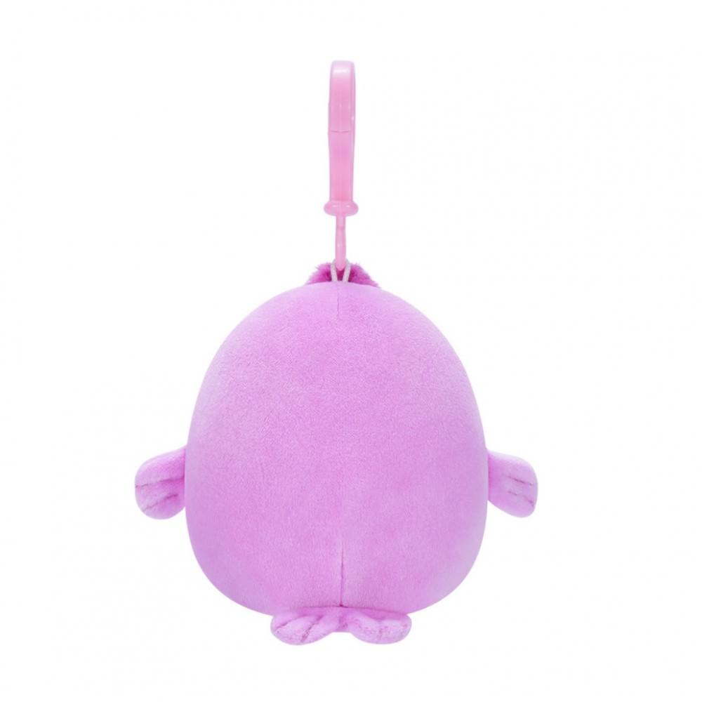 М'яка іграшка Морж Пепе Squishmallows SQCP00150 на кліпсі 9 см