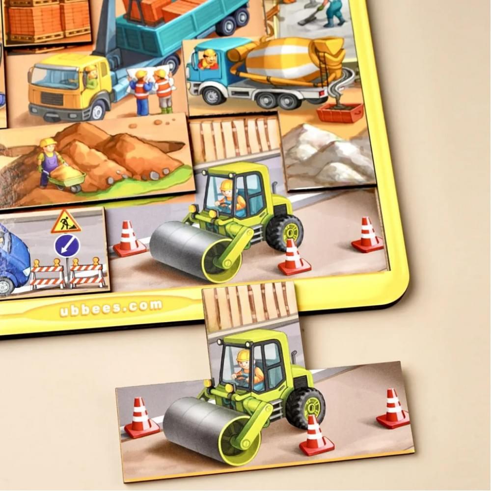 Дерев'яний тетріс великий "Будівельний майданчик" (ПСД127) PSD127