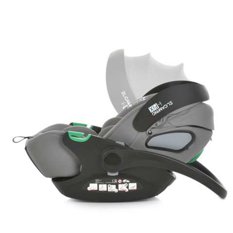 Дитяче автокрісло i-FIX ME 1110 Simply Gray