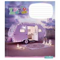 Зошит учнівський "Lucku Vibes" 024-3360K-3 в клітинку, 24 аркуша