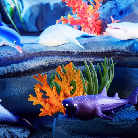 Стретч-іграшка у вигляді тварини "Підводні володарі Море та безодня" #sbabam 15/CN22 іграшка-сюрприз