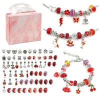 Набір для створення браслетів "Пандора" PDL610-4 червоний