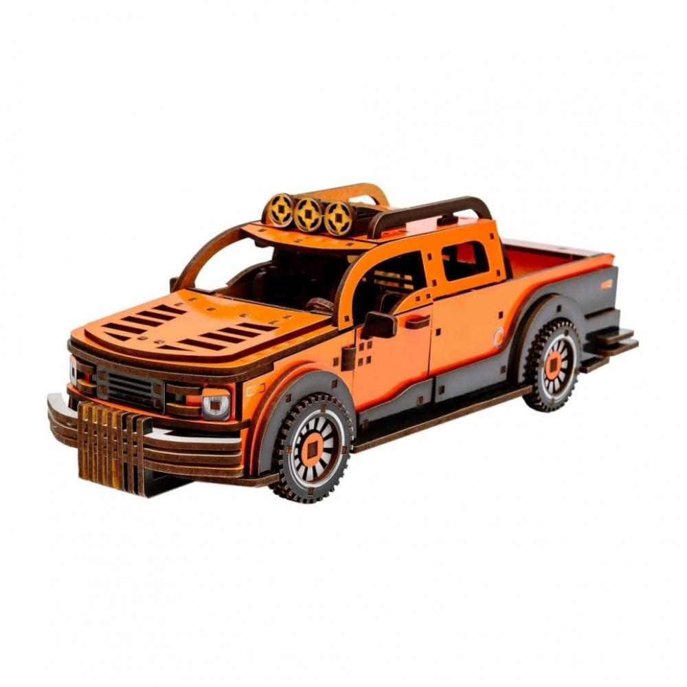 Дерев'яний 3D конструктор "Пікап" Puz-00931, 212 деталей