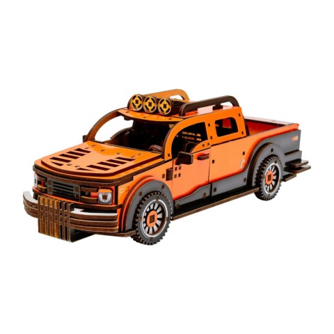 Дерев'яний 3D конструктор "Пікап" Puz-00931, 212 деталей