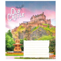 Зошит загальний "Старі замки" 048-600179L-5 у лінію, 48 аркушів (959060)
