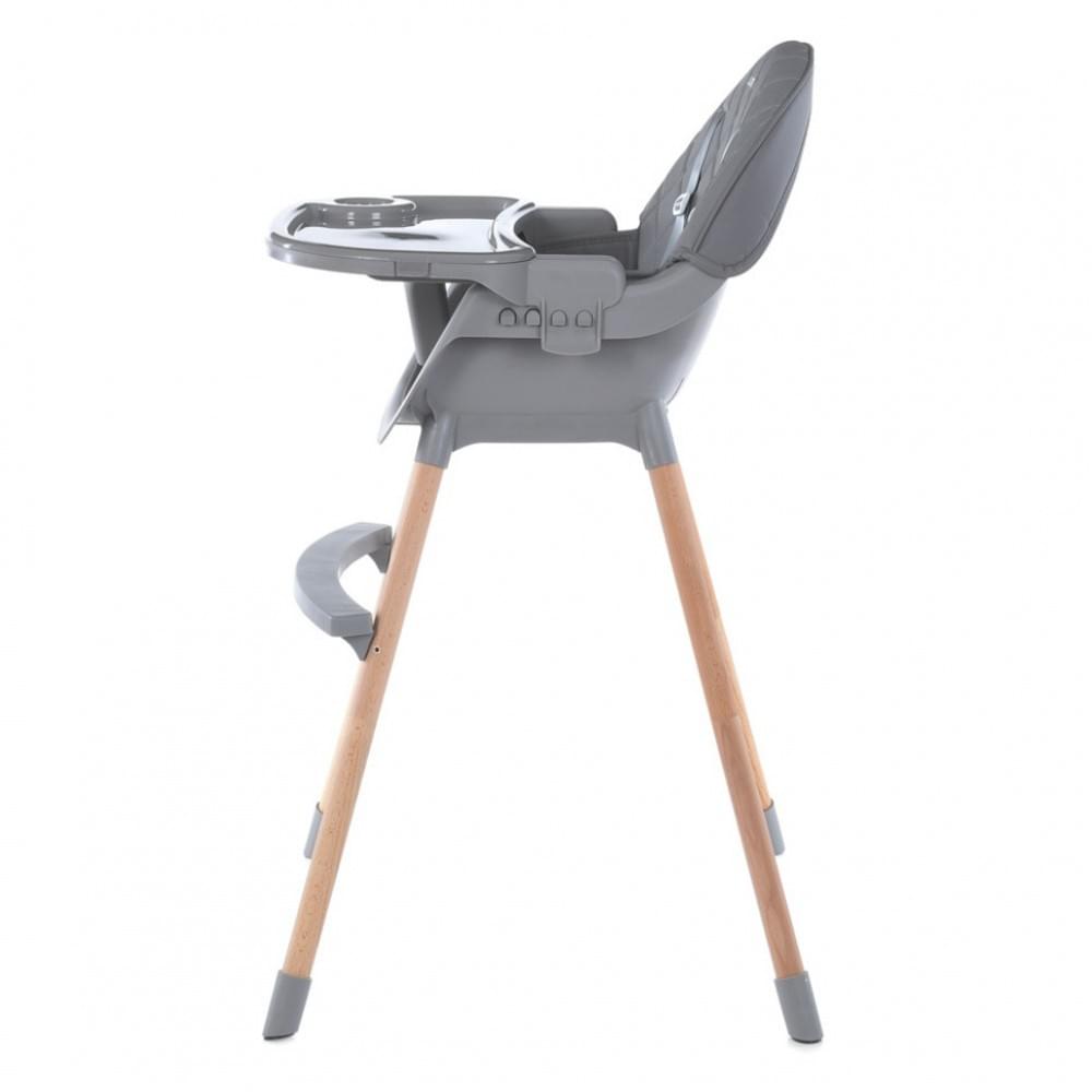 Стільчик для годування LUMI ME 1111 Gray екошкіра