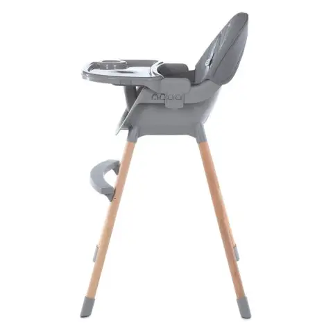 Стільчик для годування LUMI ME 1111 Gray екошкіра