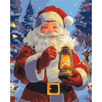 Картина за номерами "Посмішка Різдва" Brushme BS54213, 40х50 см