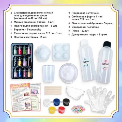 Набір для виготовлення сквишів антистресів "Таба лапки" SL-001