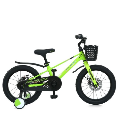 Велосипед дитячий Flash MB 1683 NEON GREEN, колеса 16 дюймів