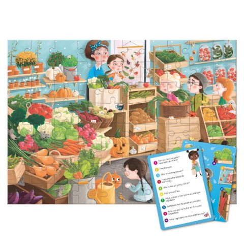 Дитячий пазл Шукай та знаходь "Дарунки осені" DoDo Toys 300666, 80 елементів