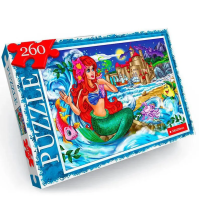 Пазл "Русалка" Danko Toys C260-13-10, 260 ел.