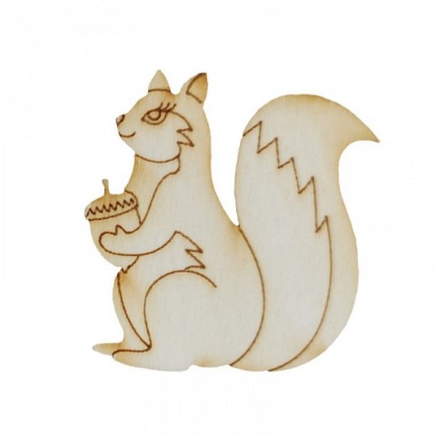 Набір дитячої творчості Розпис по дереву "Магніти-лісові мешканці" РД-006