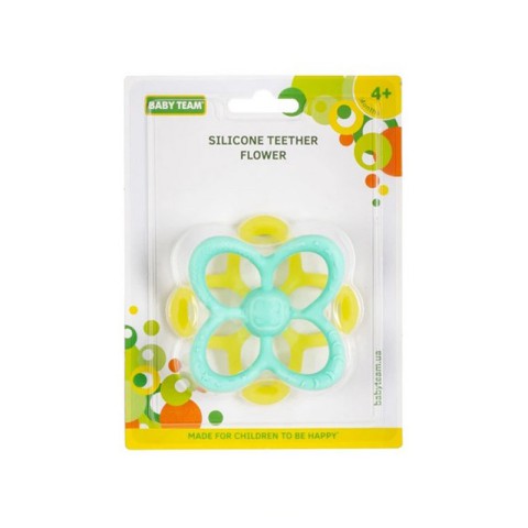 Дитяча іграшка прорізувач "Квітка" 4027 силіконовий