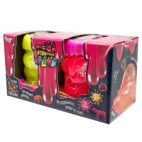В'язка маса "Mega Stretch Slime" SLM-11-02U(Pink-Yellow) 2 банки