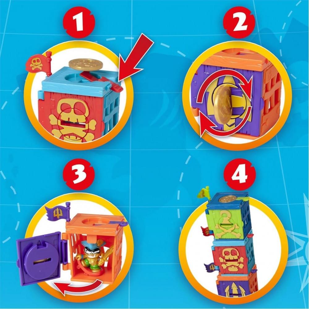 Дитячий іграшковий набір з фігурками "Фортеця" PIRATIX PPX1D212IN00 серії "Golden Treasure"