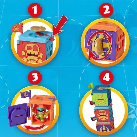 Дитячий іграшковий набір з фігурками "Фортеця" PIRATIX PPX1D212IN00 серії "Golden Treasure"