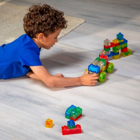 Дитячий сенсорний конструктор "Набір креативу" Jelly Blox 931692, 20 деталей