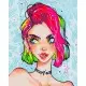 Картина за номерами "Леді грандж" @nila_art_art Brushme BS53389 40х50 см