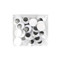 Творчій набір для аплікацій "Очі" ЕД-523, 20 мм, 10 грам, 37 штук