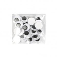 Творчій набір для аплікацій "Очі" ЕД-523, 20 мм, 10 грам, 37 штук