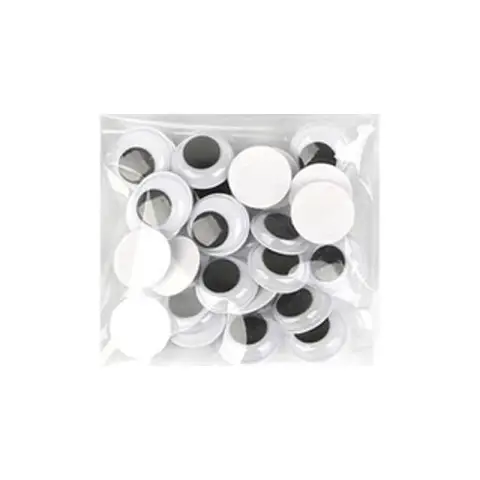 Творчій набір для аплікацій "Очі" ЕД-523, 20 мм, 10 грам, 37 штук