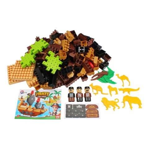 Дитячий розвиваючий конструктор "Pirate island" 2642TXK 170 деталей