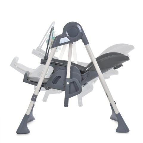 Стільчик-гойдалка для годування SWAN ME 1087-G Dark Gray