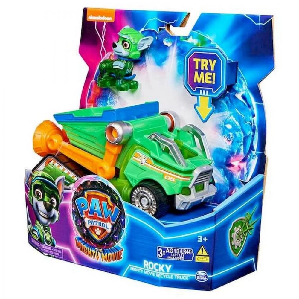 Ігровий автомобіль-трансформер з фігуркою Роккі Spin Master SM17776/6474 зі світлом та звуком