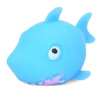 Дитяча іграшка-антистрес "Акула" MS 4043(Blue) з борошном, 10 см