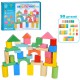Дерев'яна іграшка Будівельні блоки MD 0374, 50 деталей