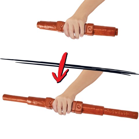 Набір іграшкової зброї Жердина бо Донателло TMNT 83522 трансформується