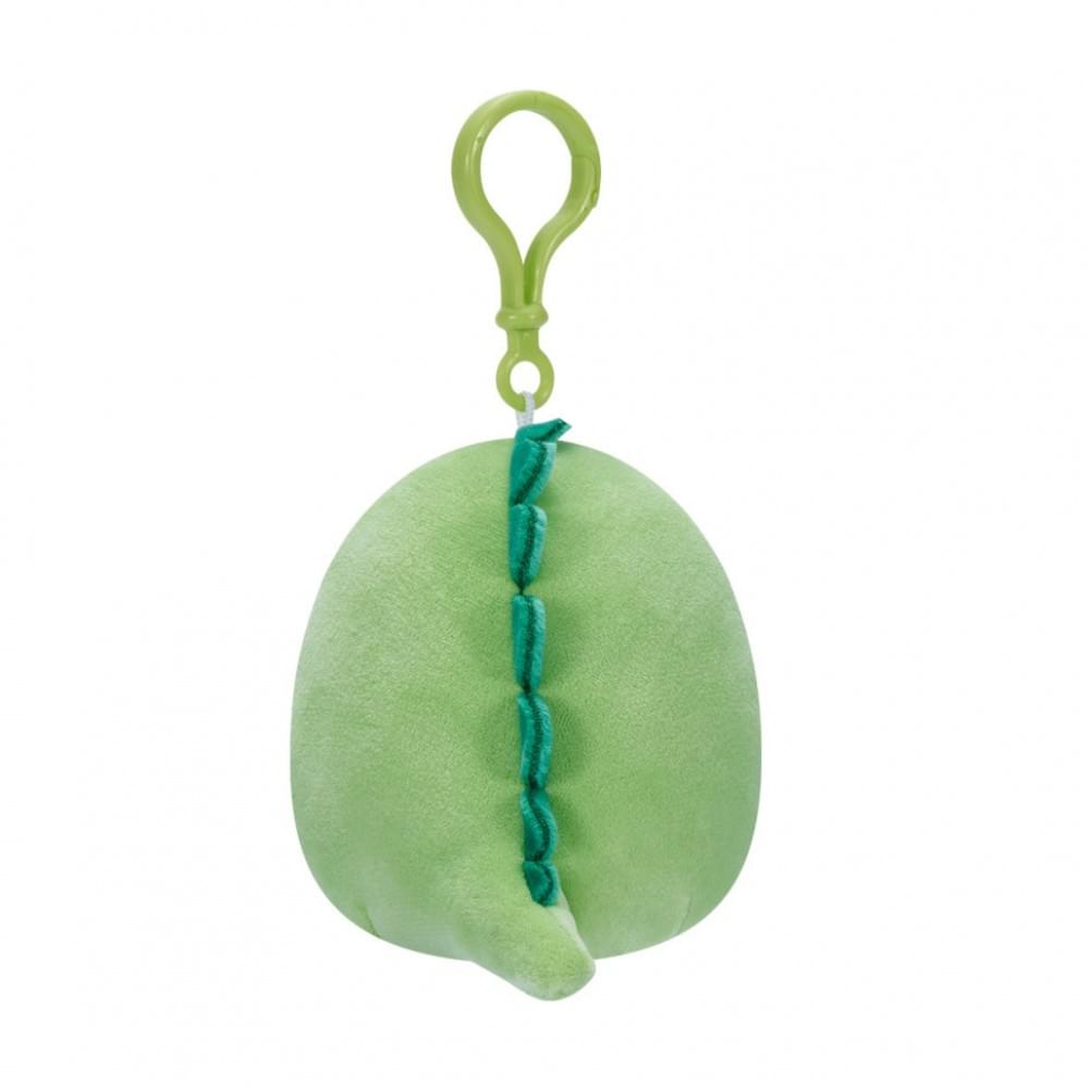 М'яка іграшка Діно Денні Squishmallows SQCP00151 на кліпсі 9 см