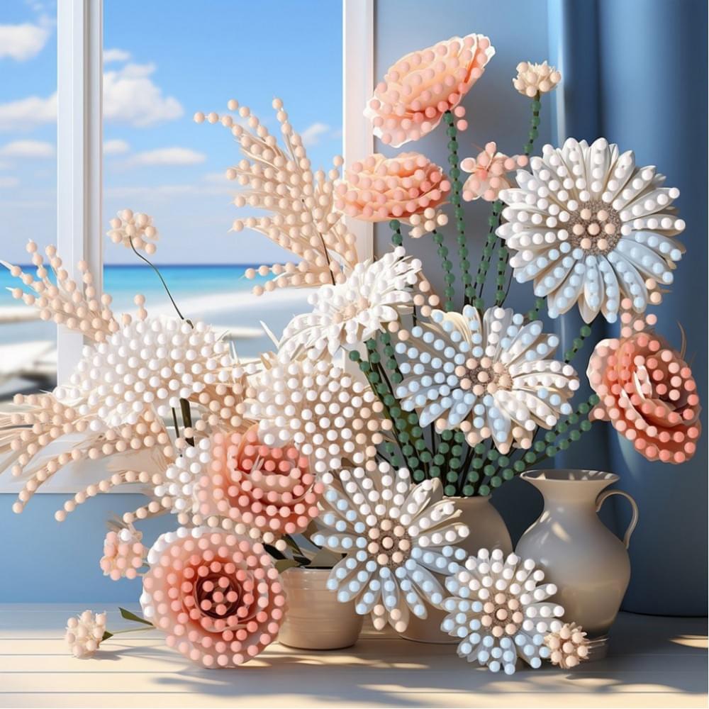 Алмазна мозаїка "Чудовий ранок" ZAV1818-2 не повна викладка 18х18 см