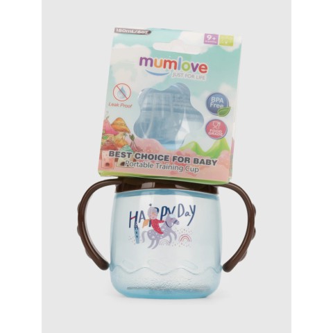 Поїльник з силіконовим носиком MGZ-0314(Blue) 180 мл